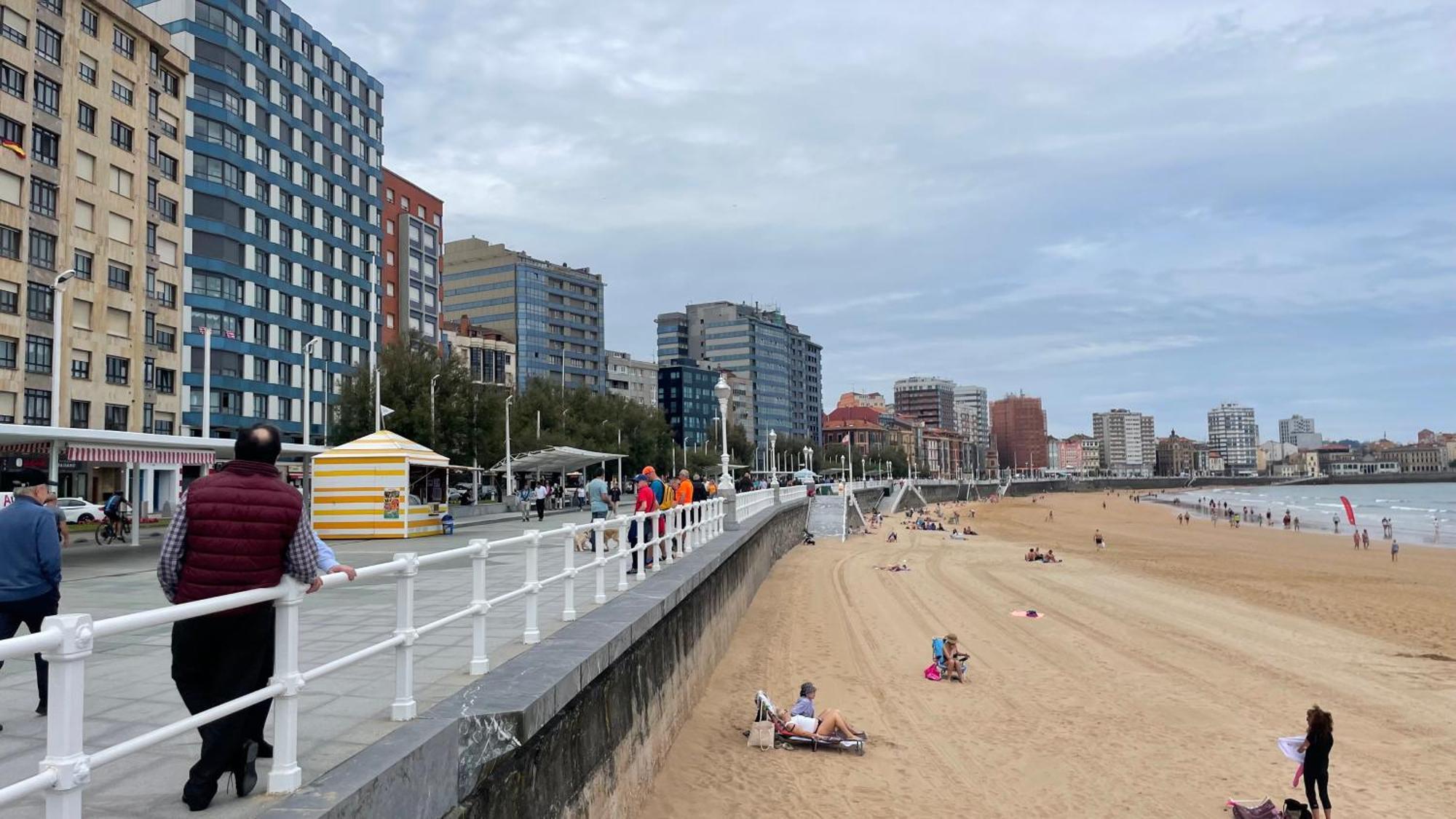 Apartamento Playa De Gijón Exterior foto